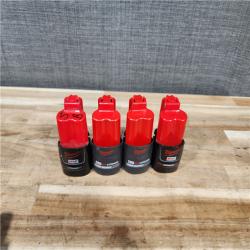 HOUSTON LOCATION - AS-IS MILWAUKEE BATTERY PACK QTY - 10