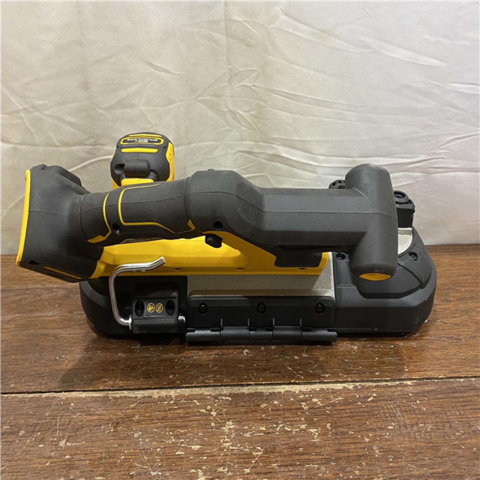 AS-IS DEWALT 20-Volt MAX 3-3/8 in. Cordless Brushless Bandsaw (Tool-Only)