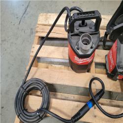 CALIFORNIA AS-IS MILWAUKEE MX FUEL 1HP 2 IN. SUBMERSIBLE PUMP