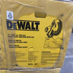 NEW-  DeWalt 15 Amp Corded 12 in. Compound Double Bevel Miter Saw