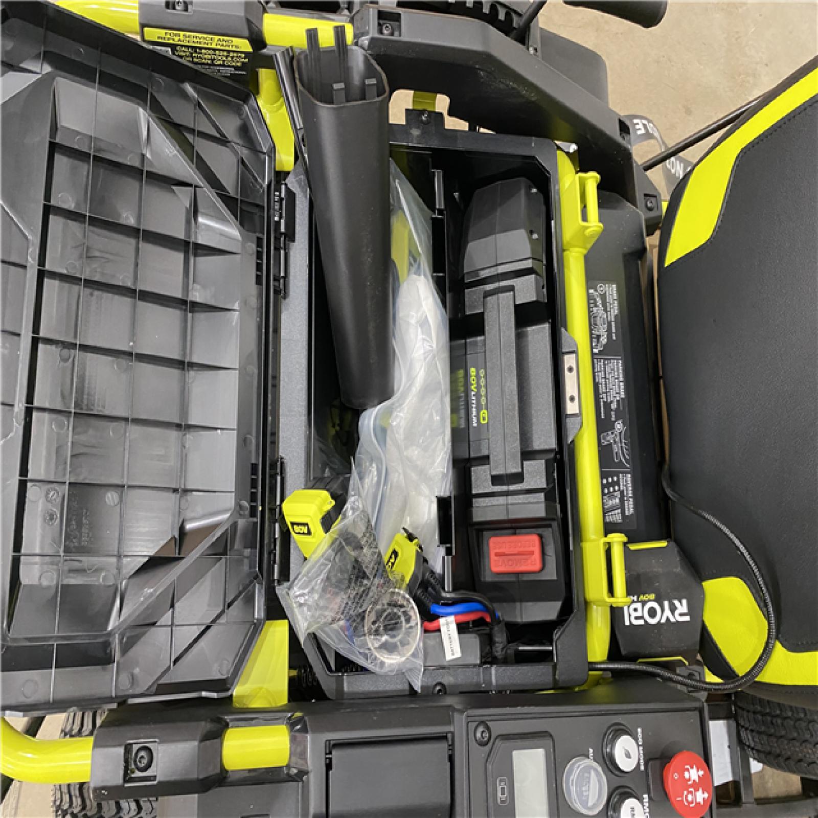 Houston Location - AS-IS Tool Pallet RYOBI 80V HP R1 30 IN RIDER