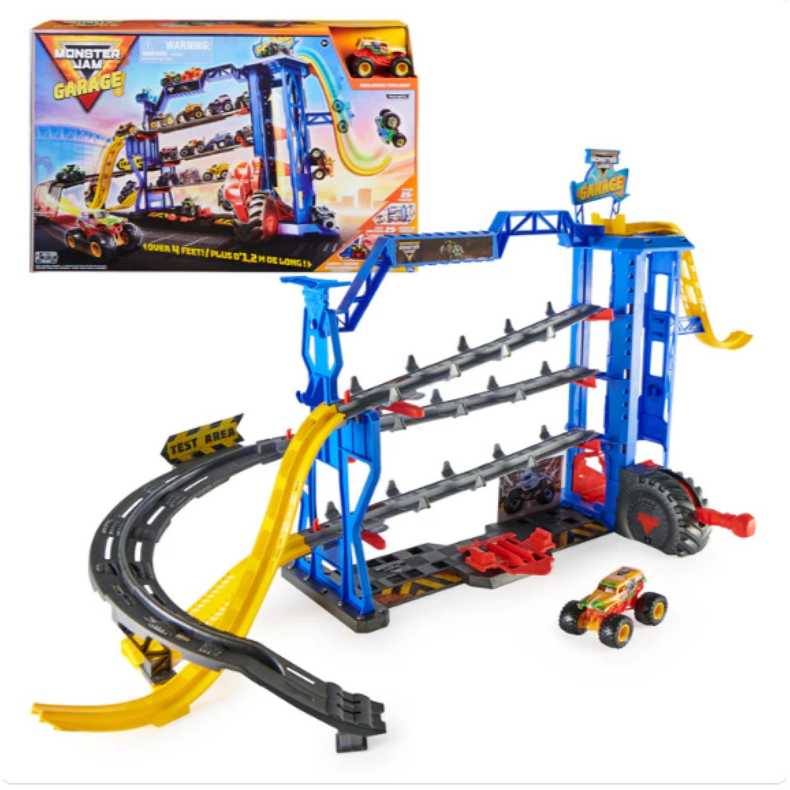 DALLAS LOCATION - BULLSEYE NEW! Monster Jam  Garage Playset PALLET-(24 UNITS)