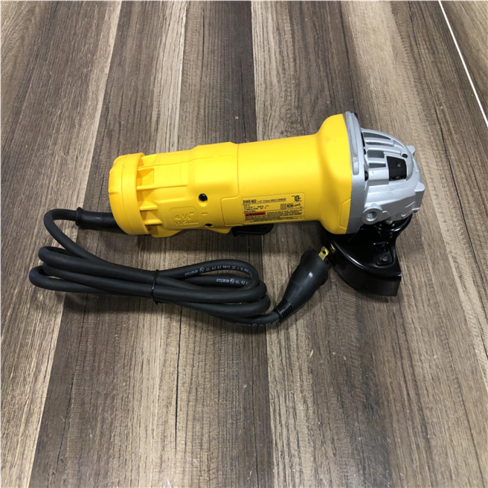AS-IS DEWALT 11 Amp Corded 4.5 in. Small Angle Grinder