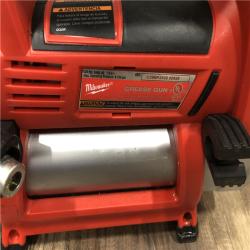 AS-IS Milwaukee M12 12V Lithium-Ion Cordless Grease Gun (Tool-Only)