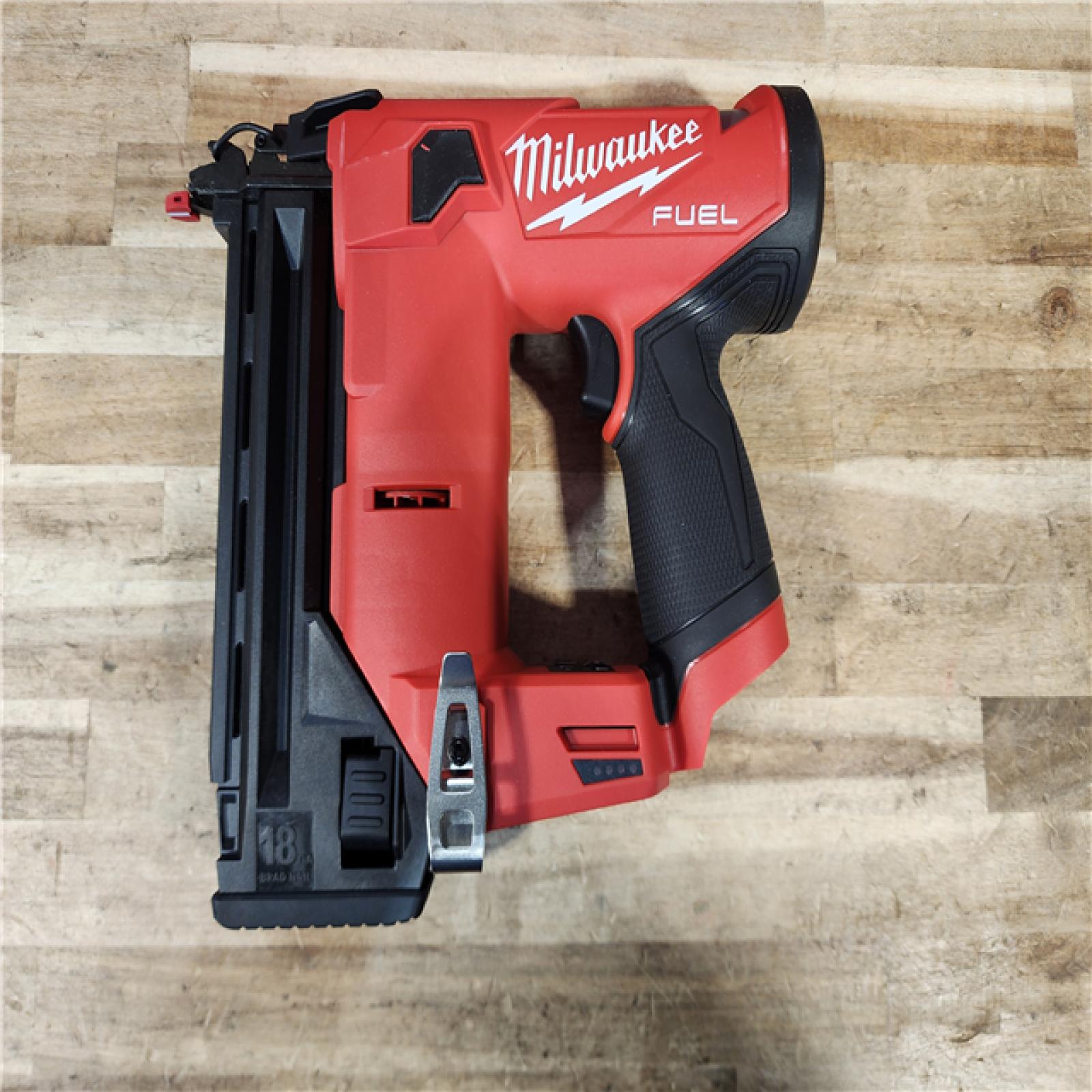 HOUSTON LOCATION - AS-IS Milwaukee FUEL 12-Volt Lithium-Ion Brushless Cordless 18-Gauge 1-1/2 in. Compact Brad Nailer (Tool Only)