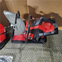 HOUSTON LOCATION - AS-IS (APPEARS LIKE NEW) (MXF315-2XC) MILWAUKEE 14 CUT-OFF SAW W/ RAPIDSTOP, W/ 2 BATTERY & CHARGER
