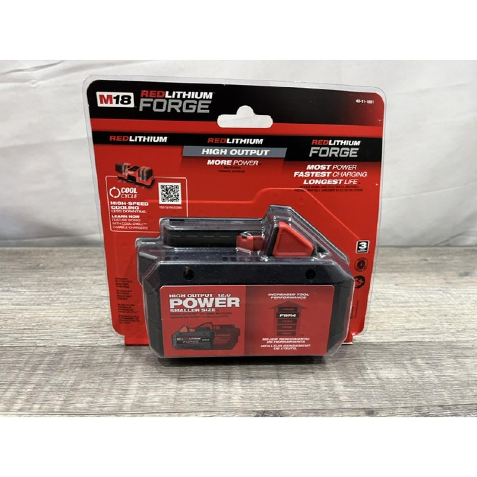 NEW - Milwaukee 18V Lithium-Ion REDLITHIUM FORGE XC 8.0 Ah Battery Pack
