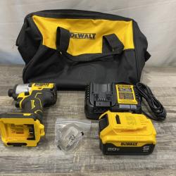 AS-IS DEWALT 20-Volt Maximum XR Lithium-Ion Cordless Brushless 1/4 in. 3-Speed Impact Driver Kit