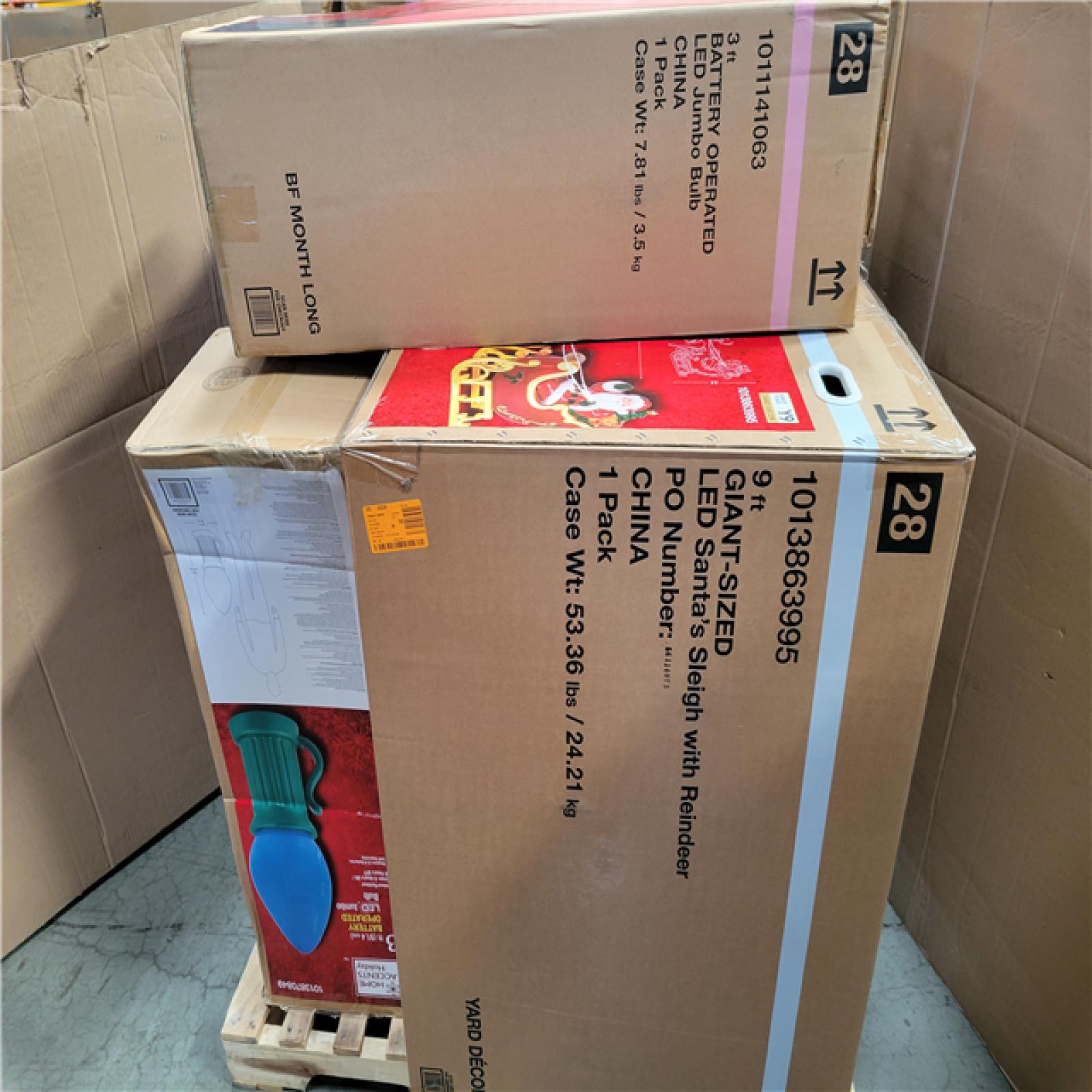 CALIFORNIA AS-IS HOLIDAY PALLET