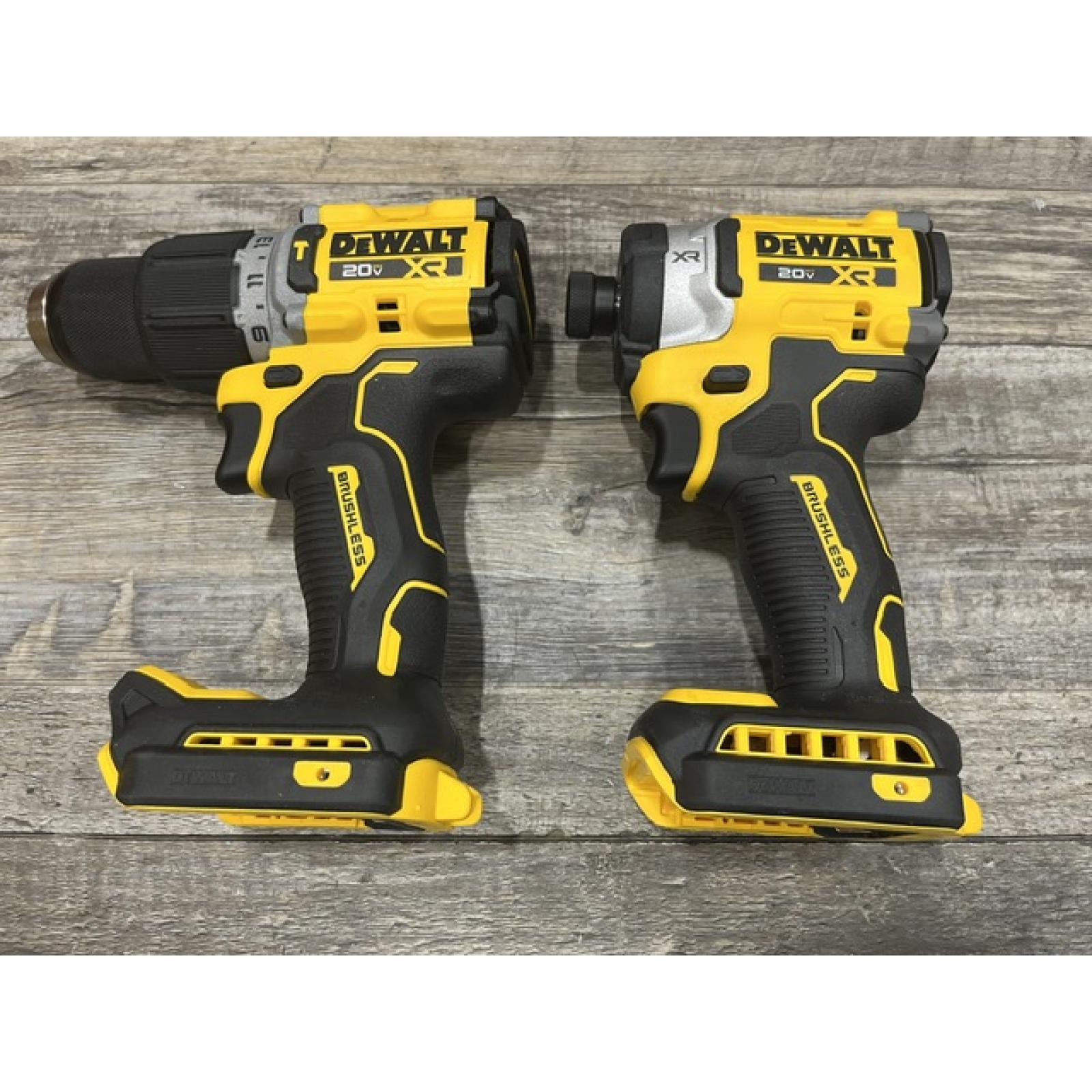 AS-IS DEWALT 20V XR Lithium-Ion Cordless 2-Tool Combo Kit