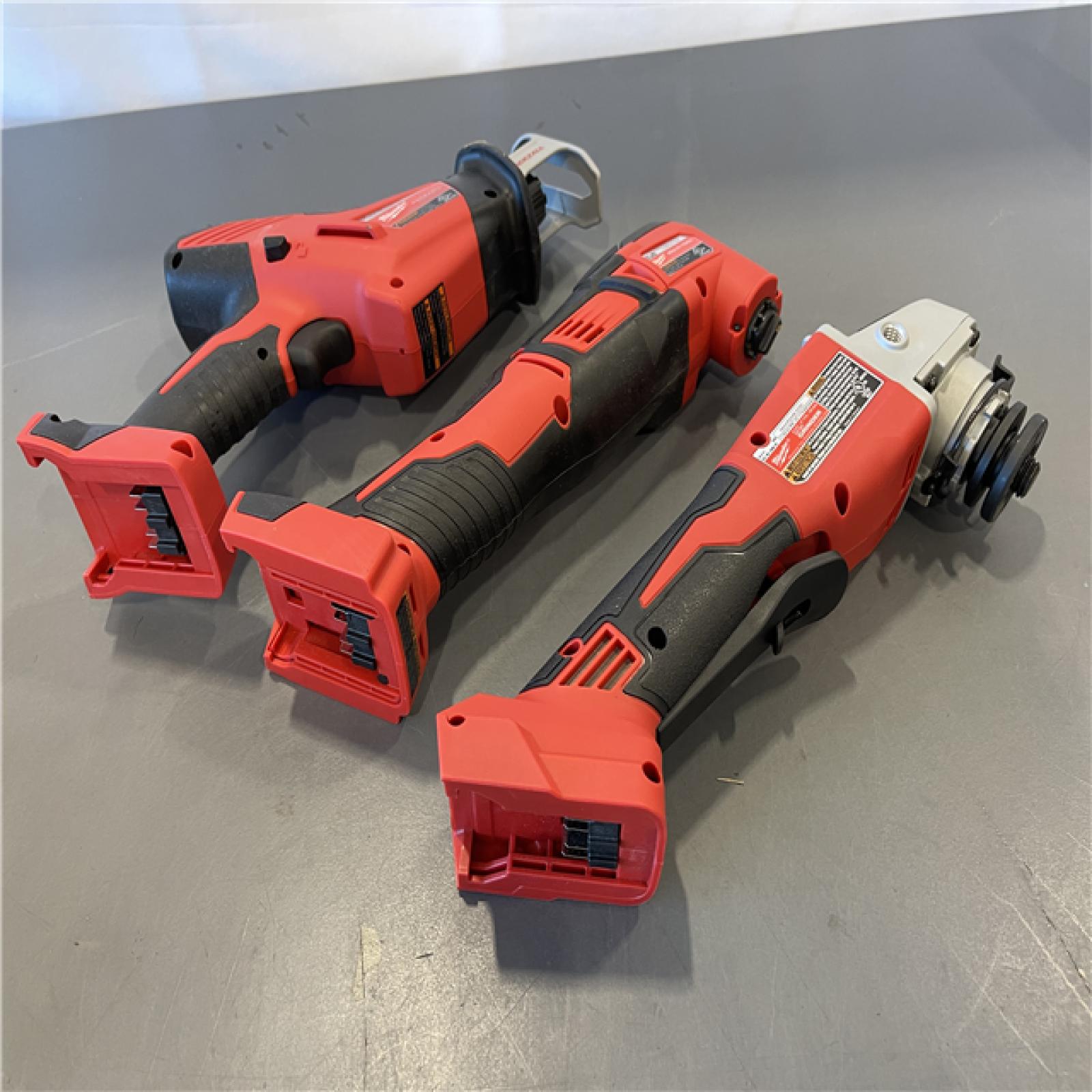 AS-IS - Milwaukee M18 18-Volt Lithium-Ion Cordless Combo Kit 7-Tool with 2-Batteries, Charger and Tool Bag