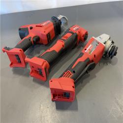 AS-IS - Milwaukee M18 18-Volt Lithium-Ion Cordless Combo Kit 7-Tool with 2-Batteries, Charger and Tool Bag