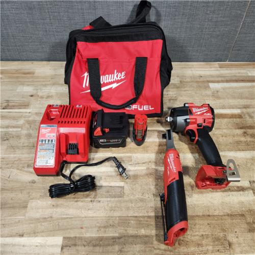 HOUSTON LOCATION - AS - IS Milwaukee 2 Tool Combo Kit W/ (2) Battery & Charger
