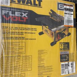NEW- Dewalt -  DeWALT DCS7485B FLEXVOLT 60-Volt 8-1/4-Inch Adjustable Table Saw - Bare Tool