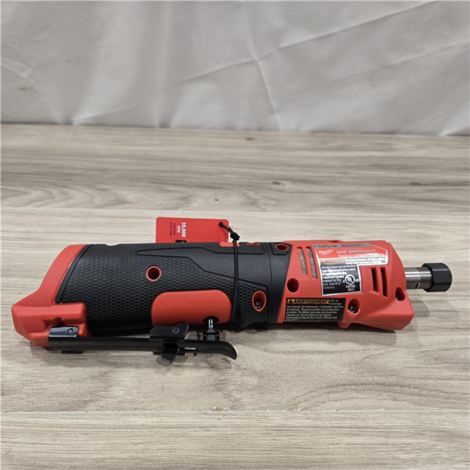 AS-IS Milwaukee M12 FUEL Brushless Cordless Straight Die Grinder (Tool-Only)