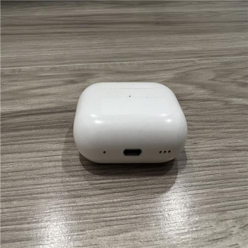 AS-IS Apple AirPods Pro (2nd Generation) with the USB-C MagSafe Charging Case