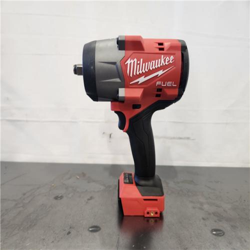 AS-IS- Milwaukee FUEL 18V Lithium-Ion Brushless Cordless 1/2 in. Impact Wrench with Friction Ring (Tool-Only)