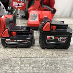AS-IS Milwaukee 18-Volt Lithium-Ion Brushless Cordless (4-Tool) Combo Kit
