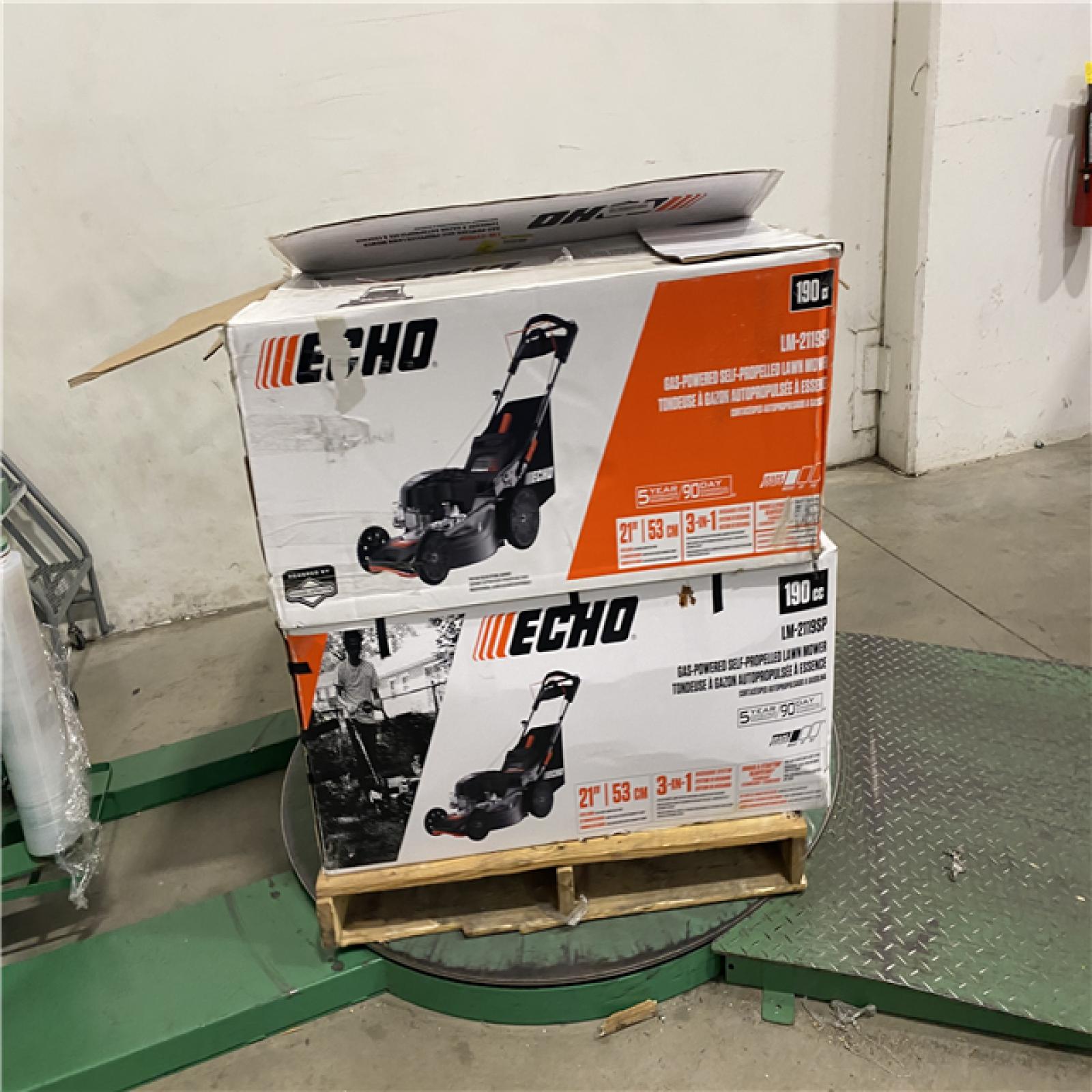 Dallas Location - As-Is ECHO 21 in. 190 cc  Gas Lawn Mower(Appears Like New Condition)Lot Of 4