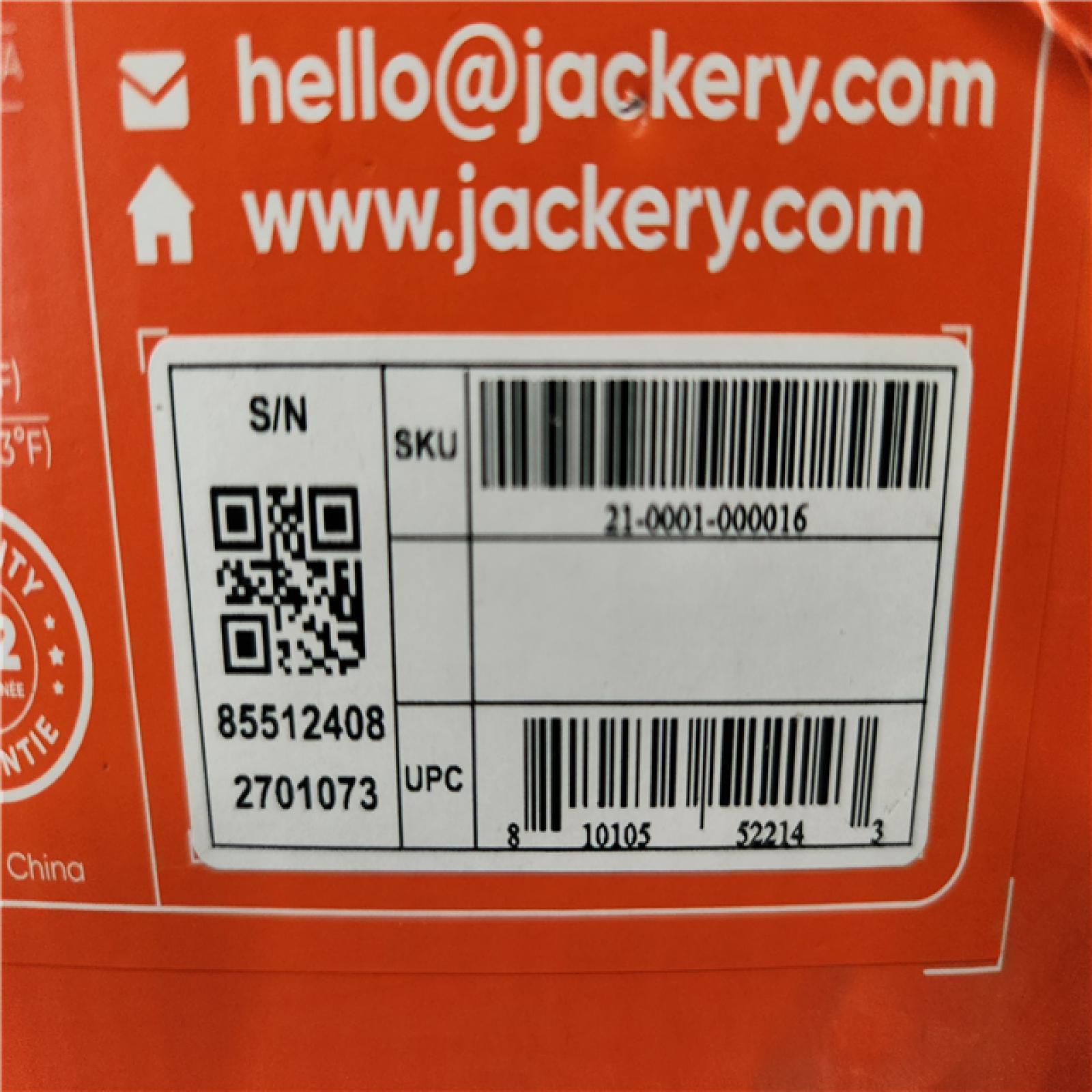 Phoenix Location NEW Jackery Solar Generator Explorer 2000 Plus 2042.8Wh/ 3000W Model No. Je-2000C (SEALED)