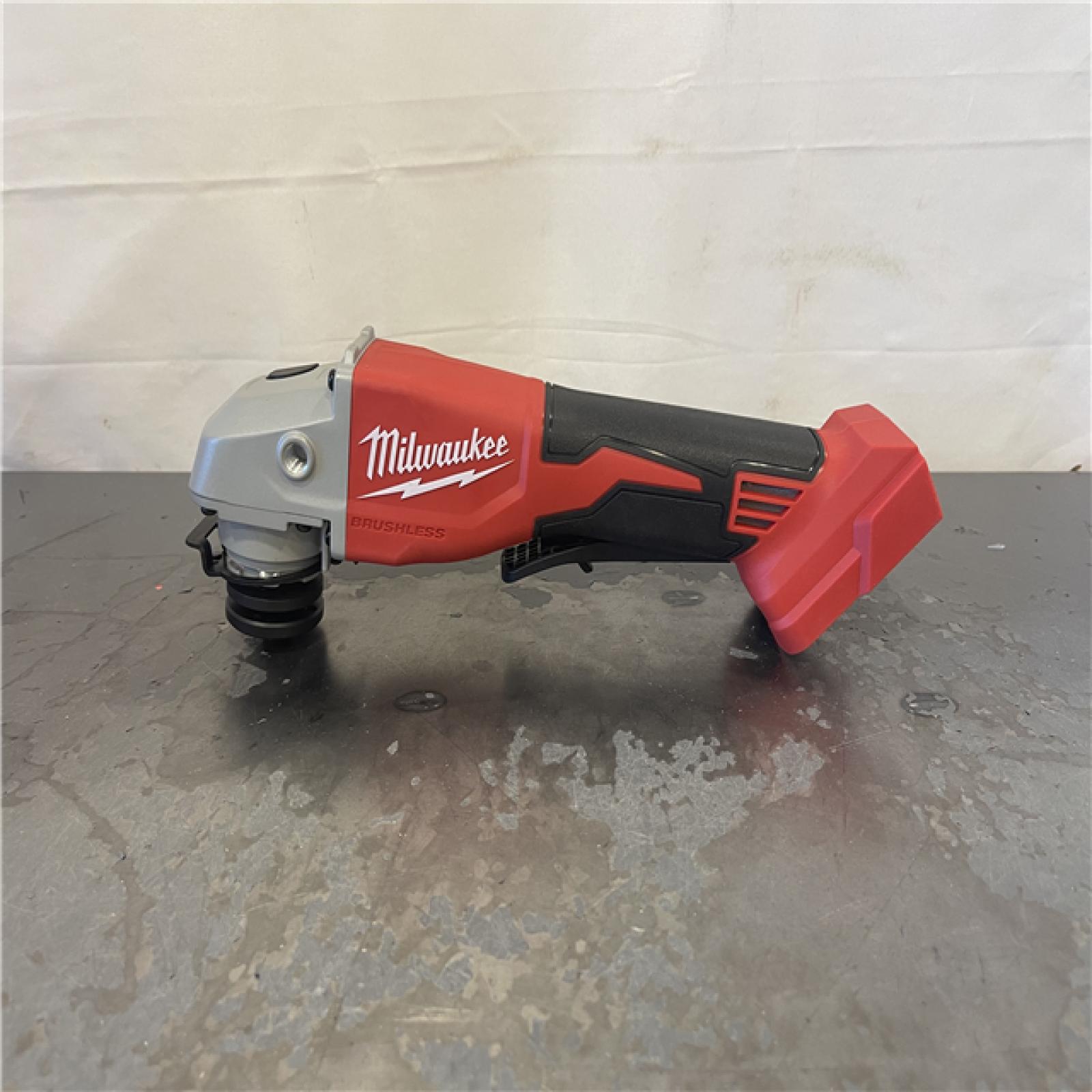 AS-IS- Milwaukee 18V Cordless 4.5 /5  Grinder W/ Paddle Switch (Tool Only)