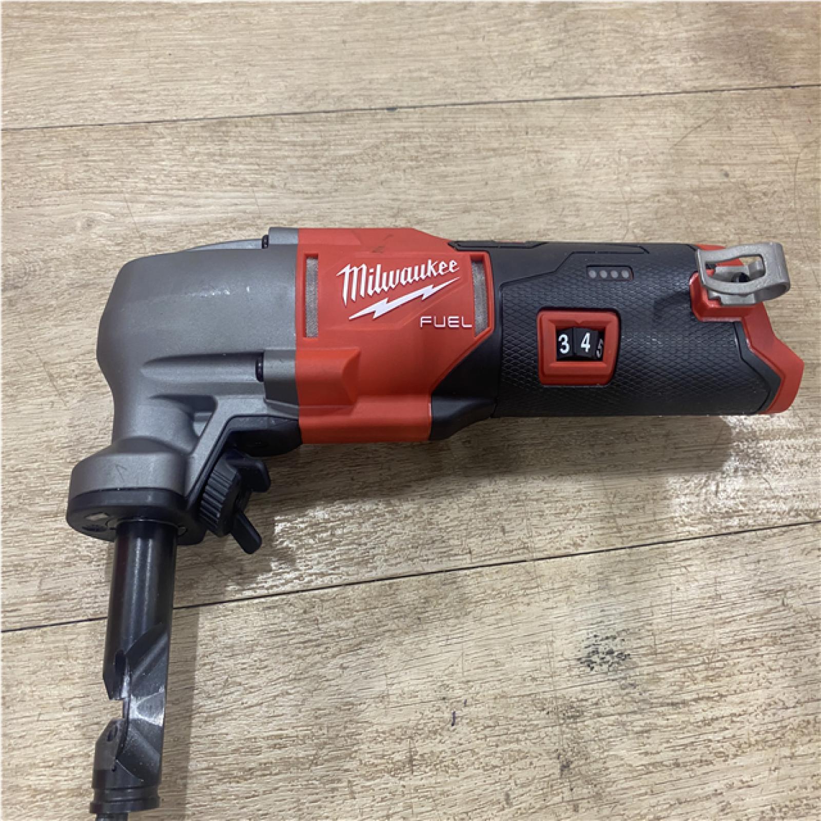 as-is Milwaukee FUEL 12-Volt Lithium-Ion Brushless Cordless 16-Gauge Variable Speed Nibbler (Tool-Only)