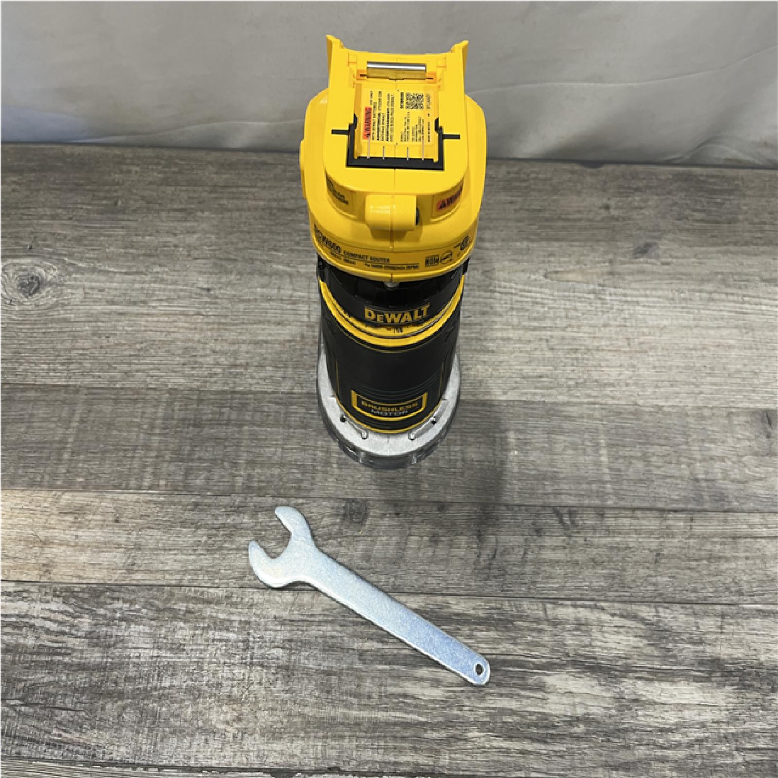 AS-IS DEWALT 20V MAX XR Cordless Brushless Fixed Base Compact Router (Tool Only)