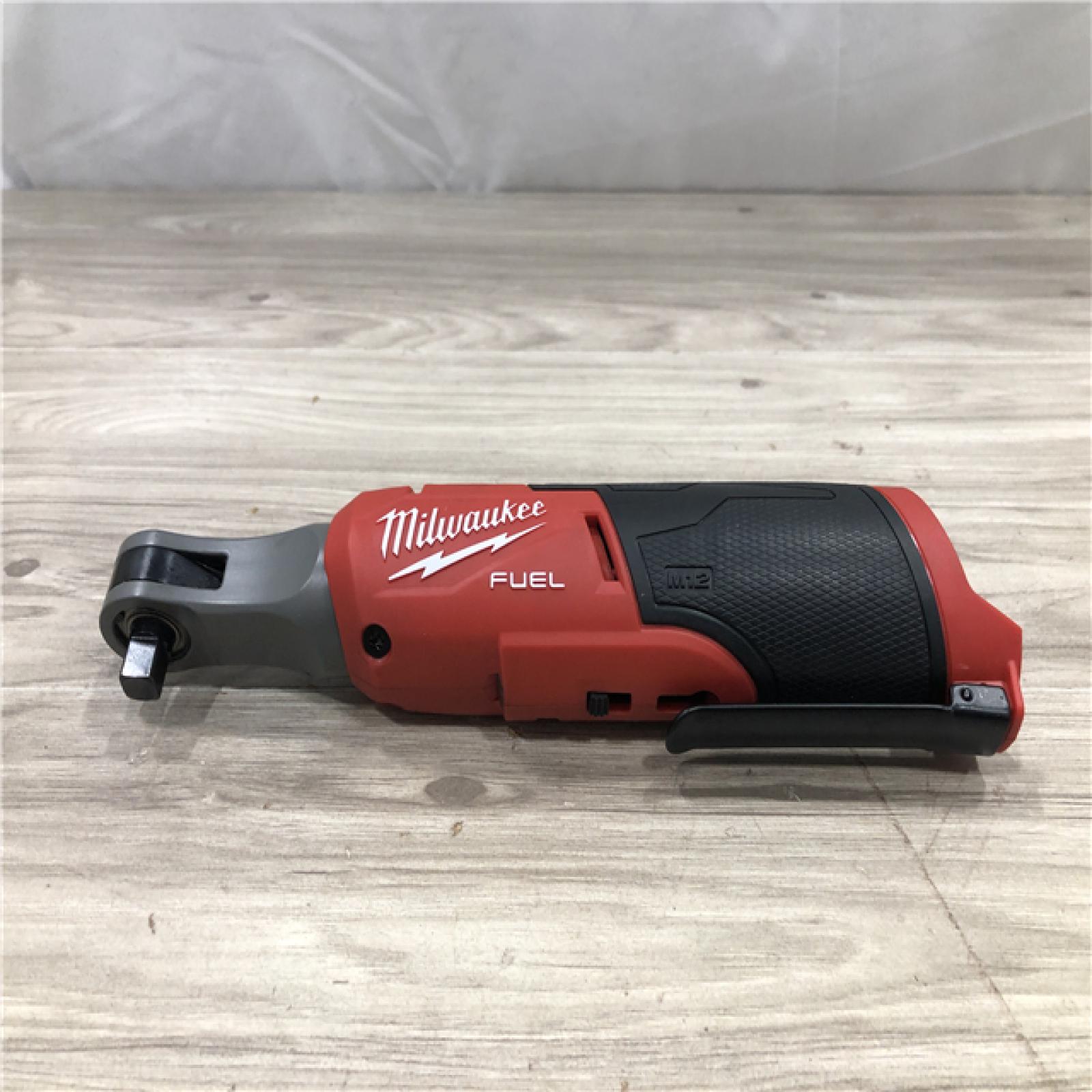AS-IS Milwaukee FUEL 12-Volt Lithium-Ion Cordless High Speed 3/8 in. Ratchet (Tool-Only)