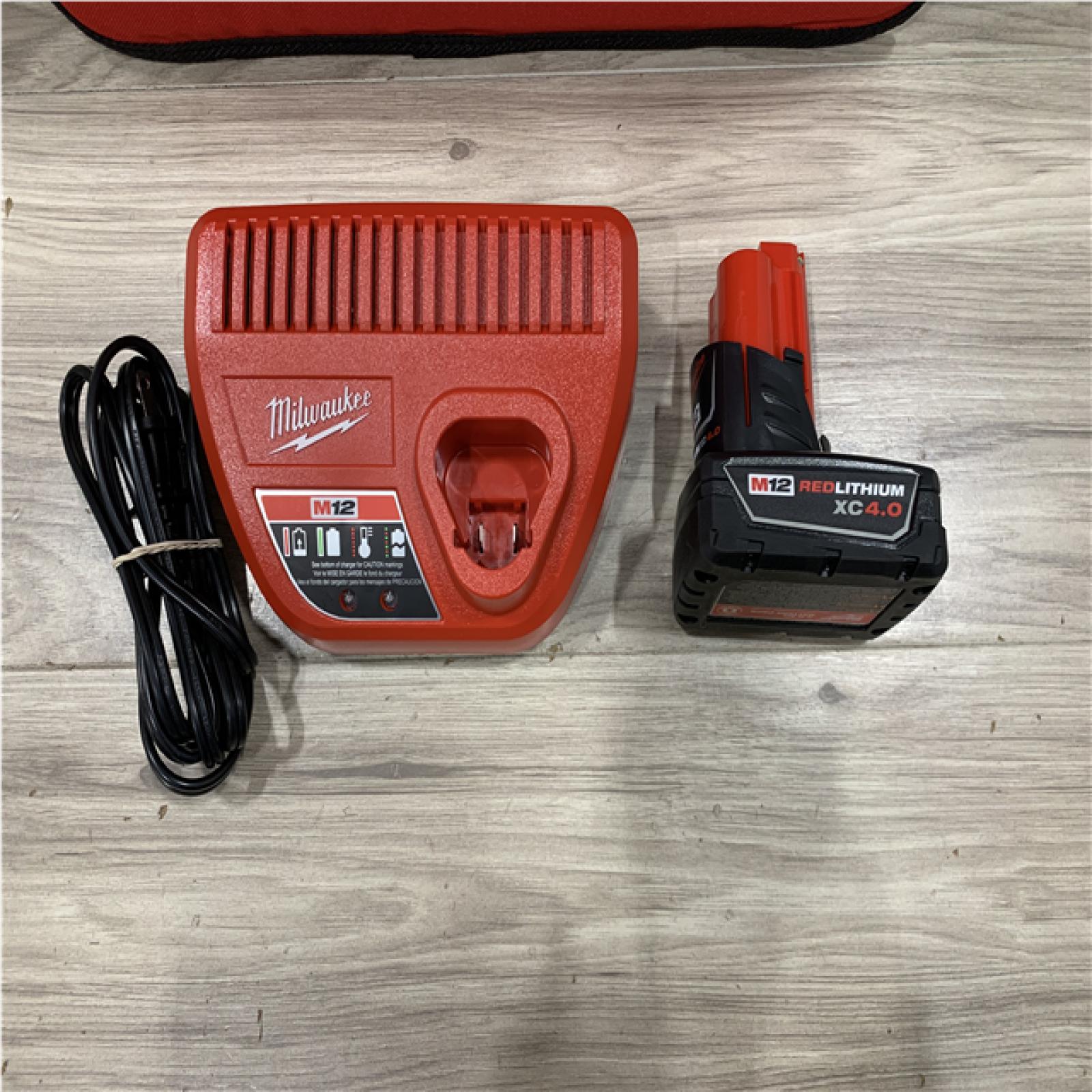 AS-IS Milwaukee FUEL 12V Lithium-Ion Brushless Cordless HACKZALL Reciprocating Saw Kit