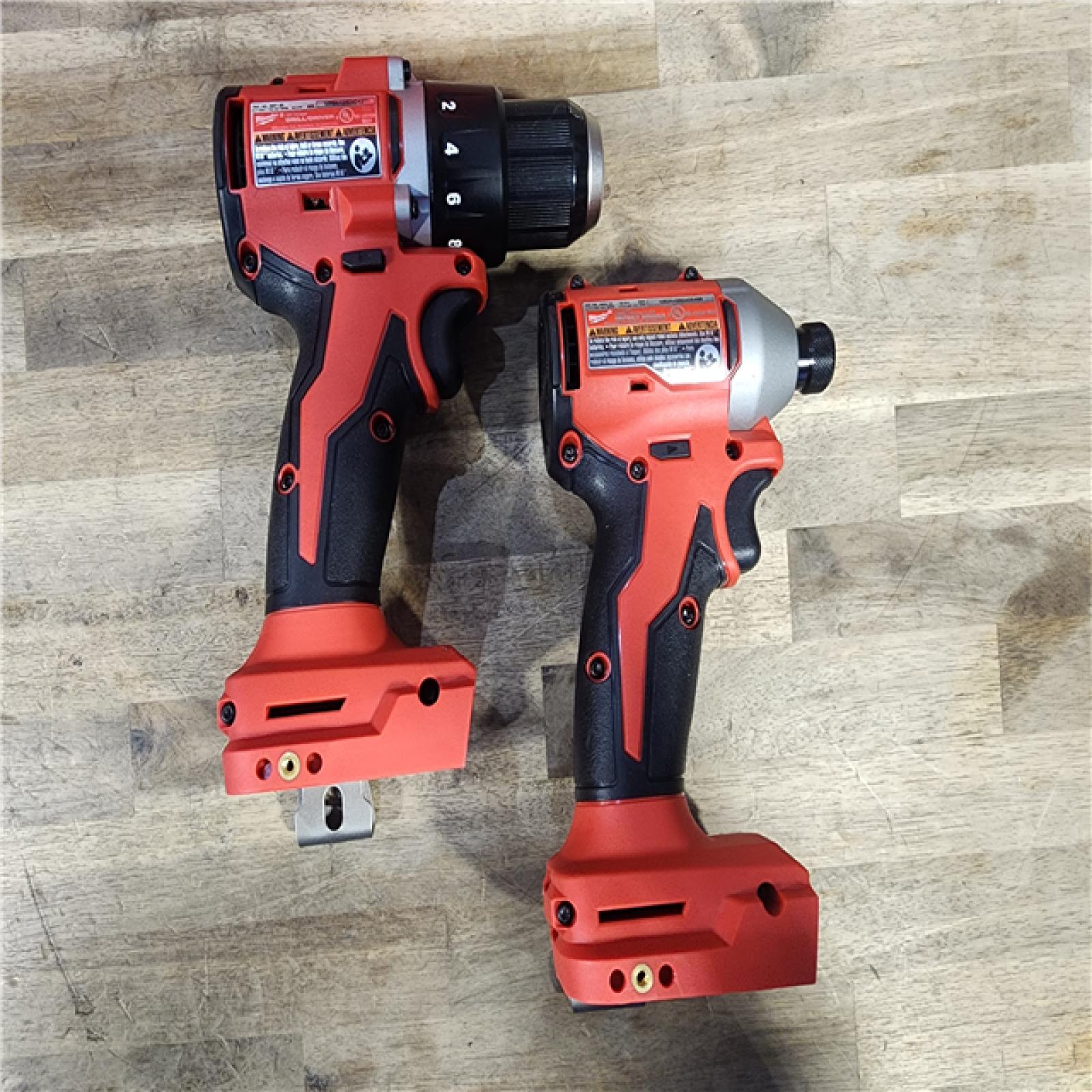 HOUSTON LOCATION - AS-IS M18 18V Lithium-Ion Brushless Cordless Compact Drill/Impact Combo Kit (2-Tool) W/(2) 2.0 Ah Batteries, Charger & Bag