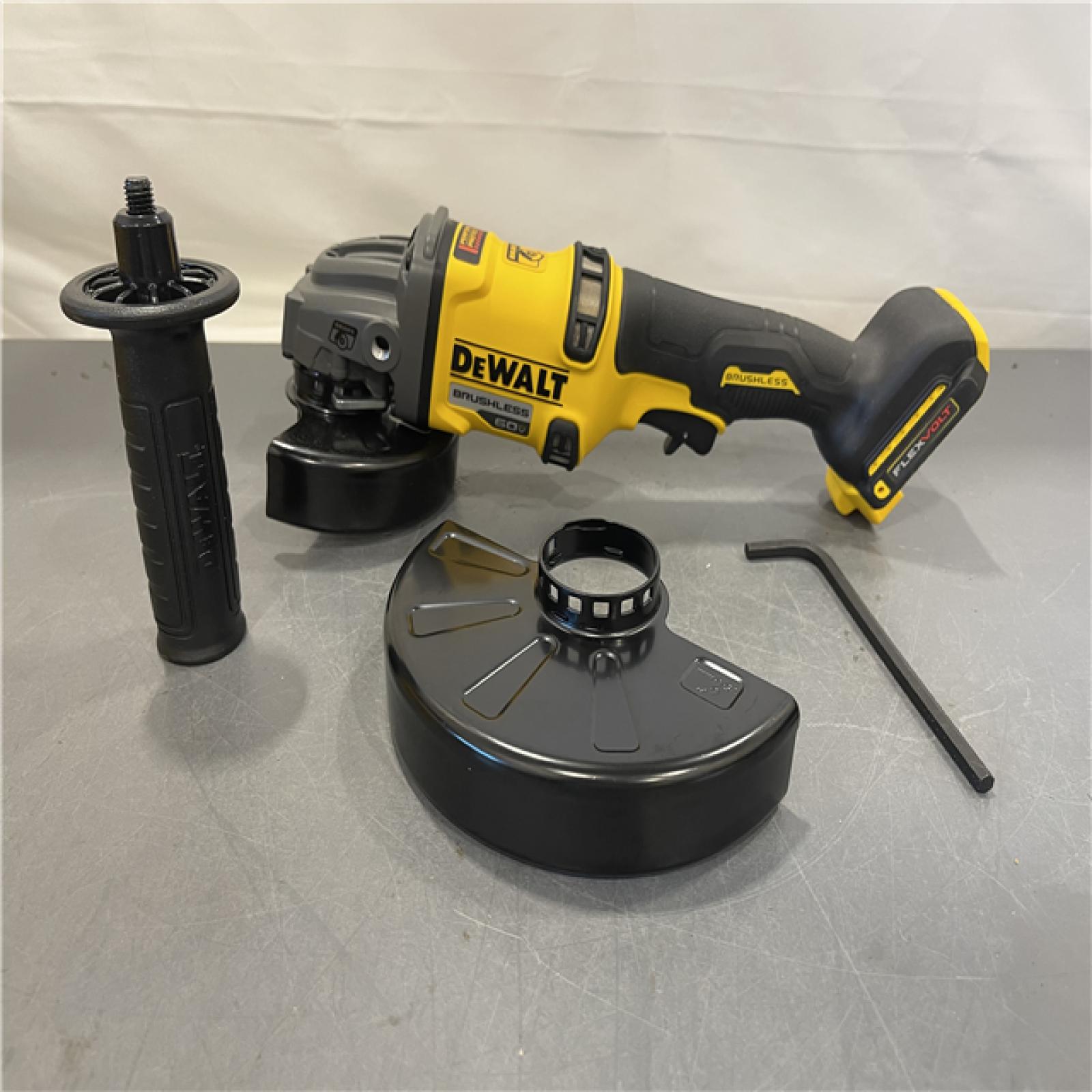 AS-IS - DEWALT 60V MAX Cordless Brushless 4.5 in. to 6 in. Small Angle Grinder with Kickback Brake