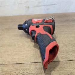 AS-IS Milwaukee 12V Lithium-Ion Cordless 1/4 in. Hex Screwdriver Kit