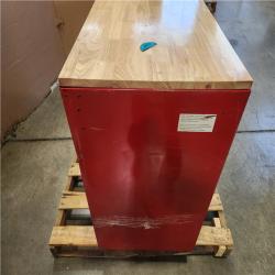 Phoenix Husky Modular Tool Storage 52 in. W x 20 in. D Standard Duty Red Mobile Workbench Cabinet (NO Wheels)