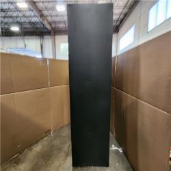 Phoenix AS-IS Husky Regular Duty 46 in. W x 72 in. H x 24 in. D 4-Shelf 22-Gauge Steel Freestanding Garage Storage Cabinet in Black and Gray
