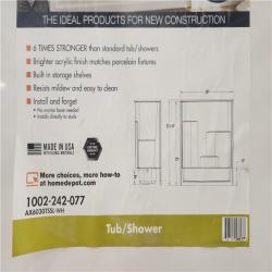 Phoenix LIKE NEW Aquatic Everyday Acrylx 60 in. x 30 in. x 72 in. Rectangular Tub Shower Combo Unit with Left Drain in White
