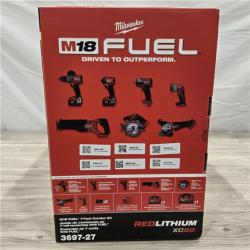 NEW- Milwaukee M18 FUEL 18V Lithium-Ion Brushless Cordless Combo Kit with Two 5.0 Ah Batteries  1 Charger  2 Tool Bags (7-Tool)