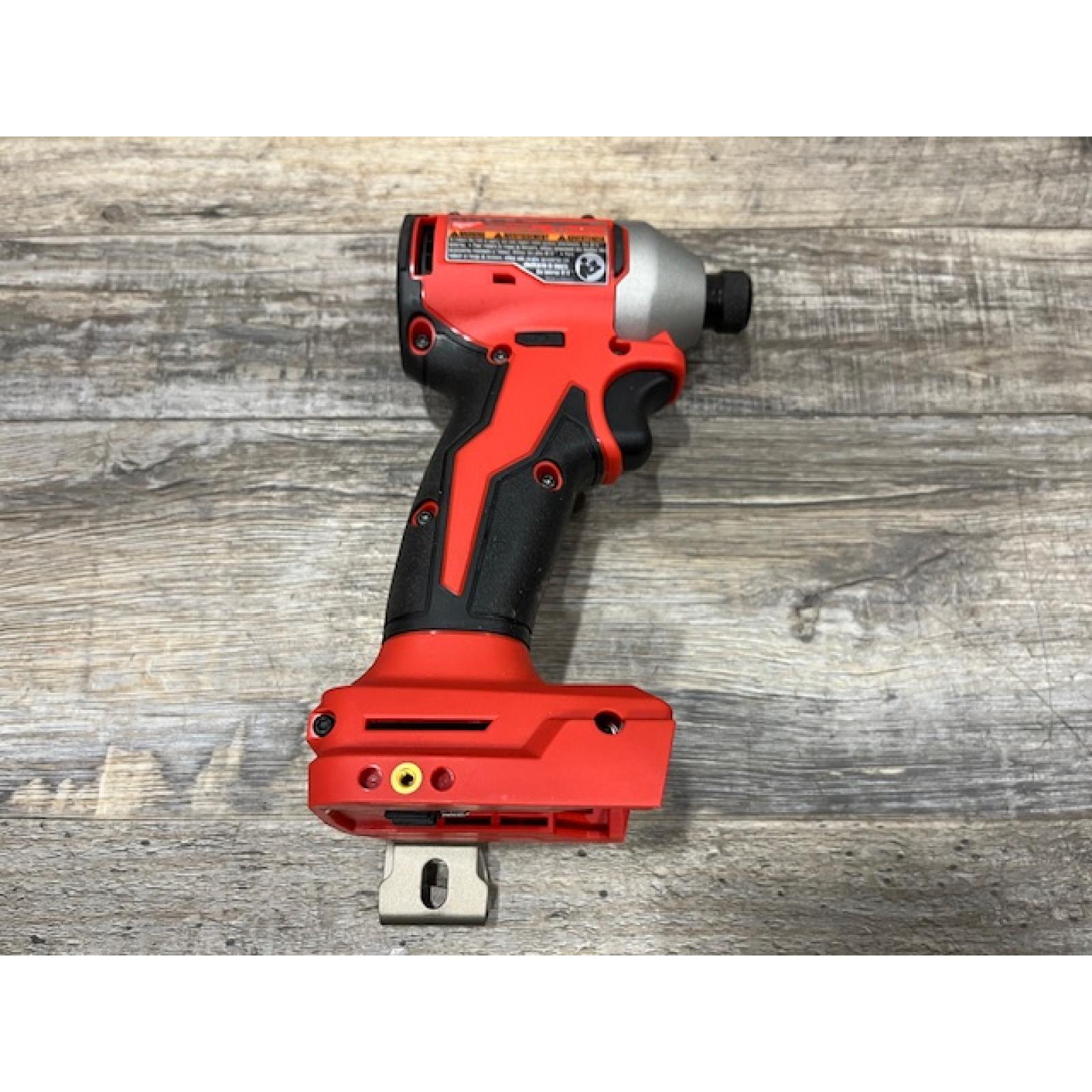 AS-IS Milwaukee 18V Lithium-Ion Brushless Cordless 1/4 in. Impact Driver Kit