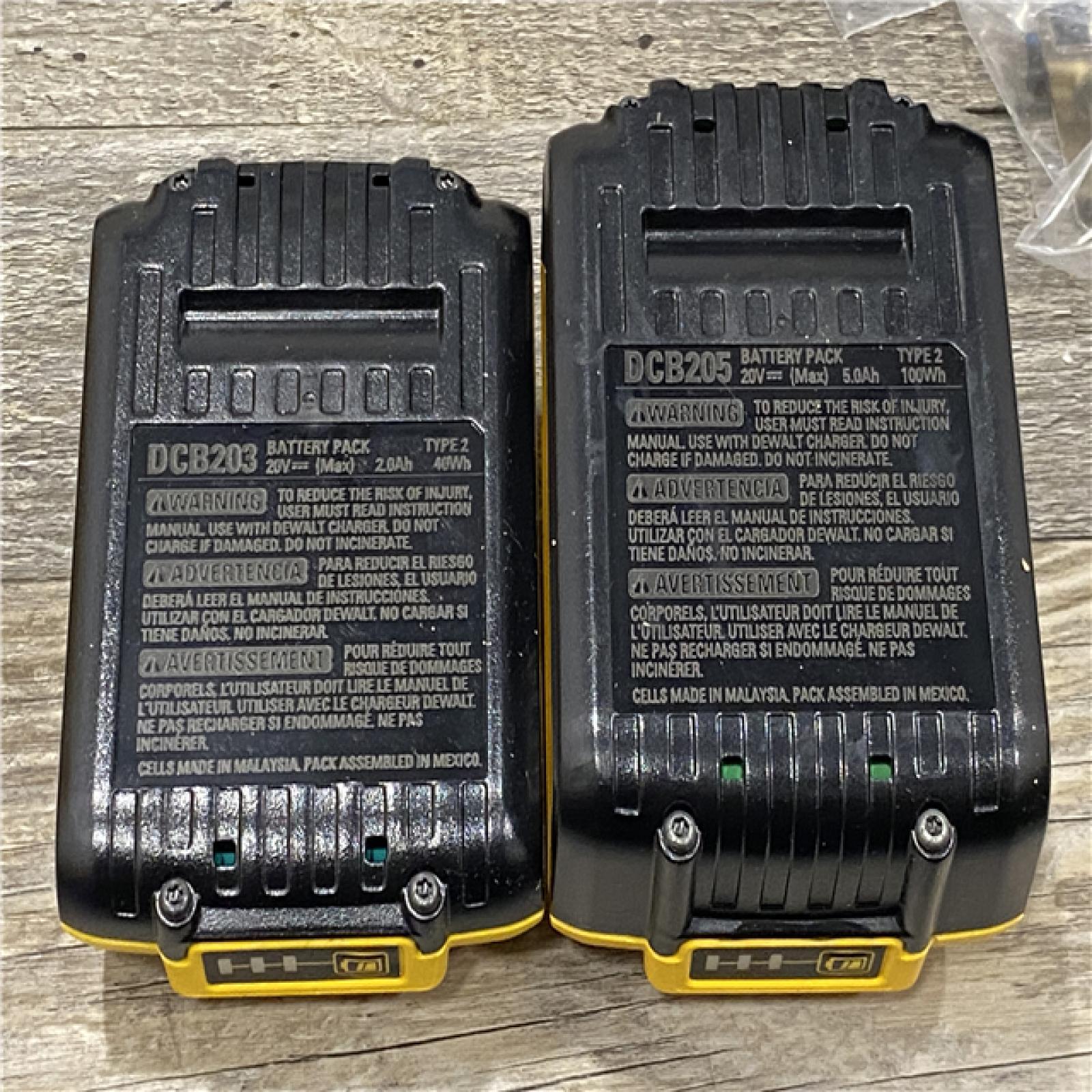 AS-IS DEWALT ATOMIC 20V MAX Lithium-Ion Cordless 2-Tool Combo Kit