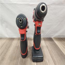 AS-IS- Milwaukee 12V Brushless Hammer Drill and Impact Driver Combo Kit