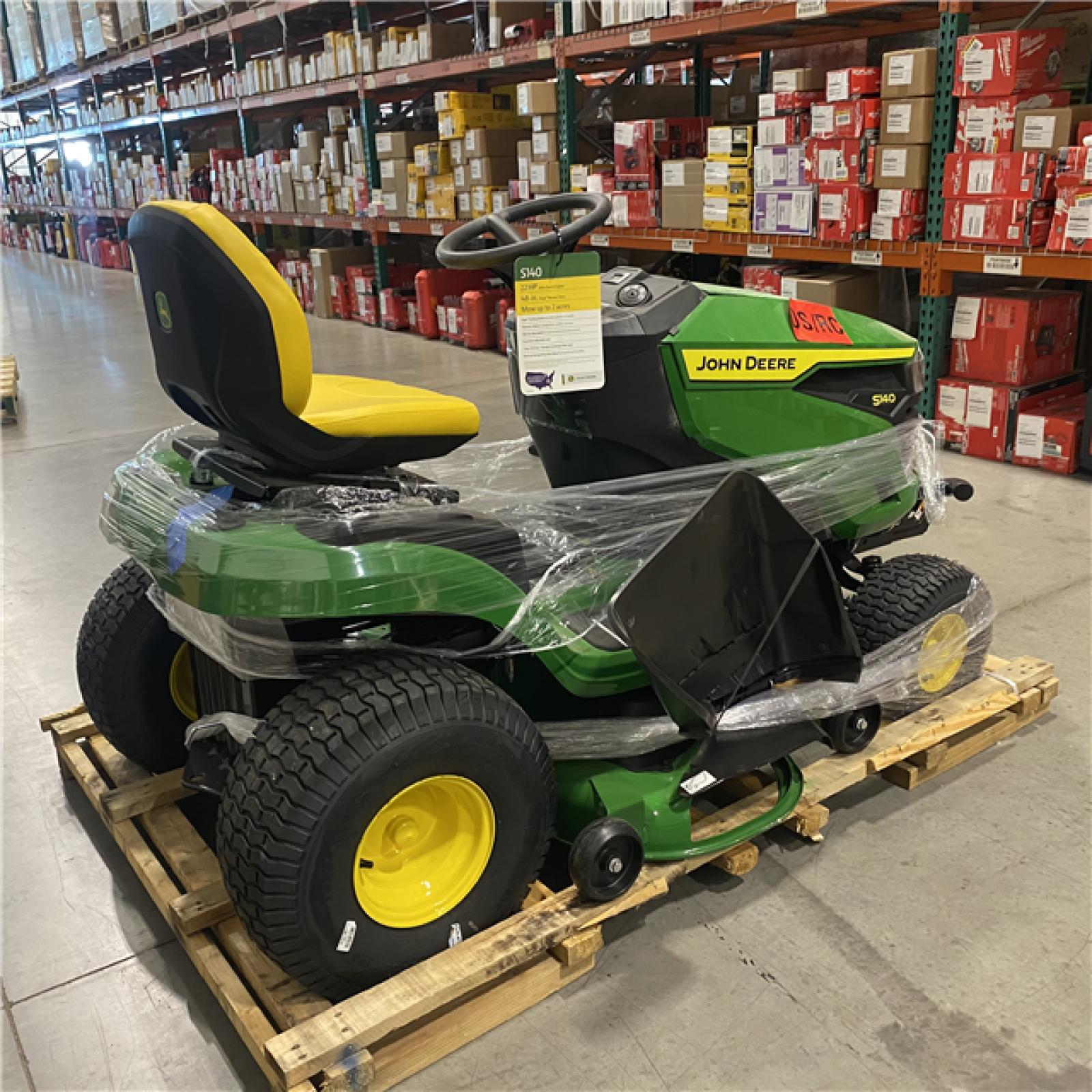 Dallas Location - As-Is John Deere S140 48 in. 22 HP V-Twin Gas Hydrostatic Riding Lawn Mower