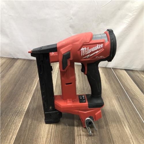 AS-IS Milwaukee FUEL 18-Volt Lithium-Ion Brushless Cordless 18-Gauge 1/4 in. Narrow Crown Stapler (Tool-Only)