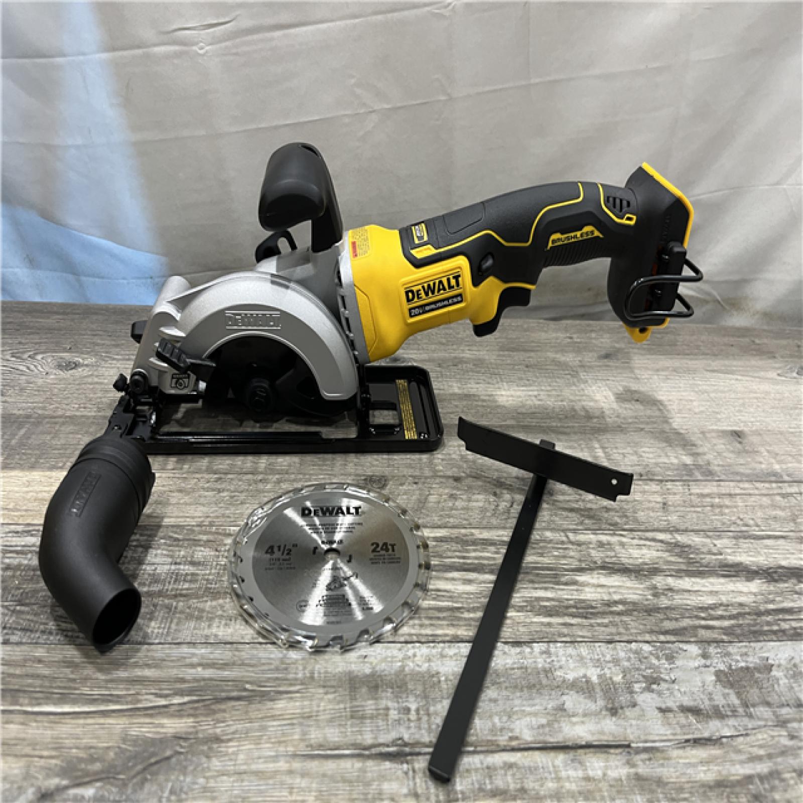 AS-IS DEWALT ATOMIC 20V MAX Cordless Brushless 4-1/2 in. Circular Saw (Tool Only)