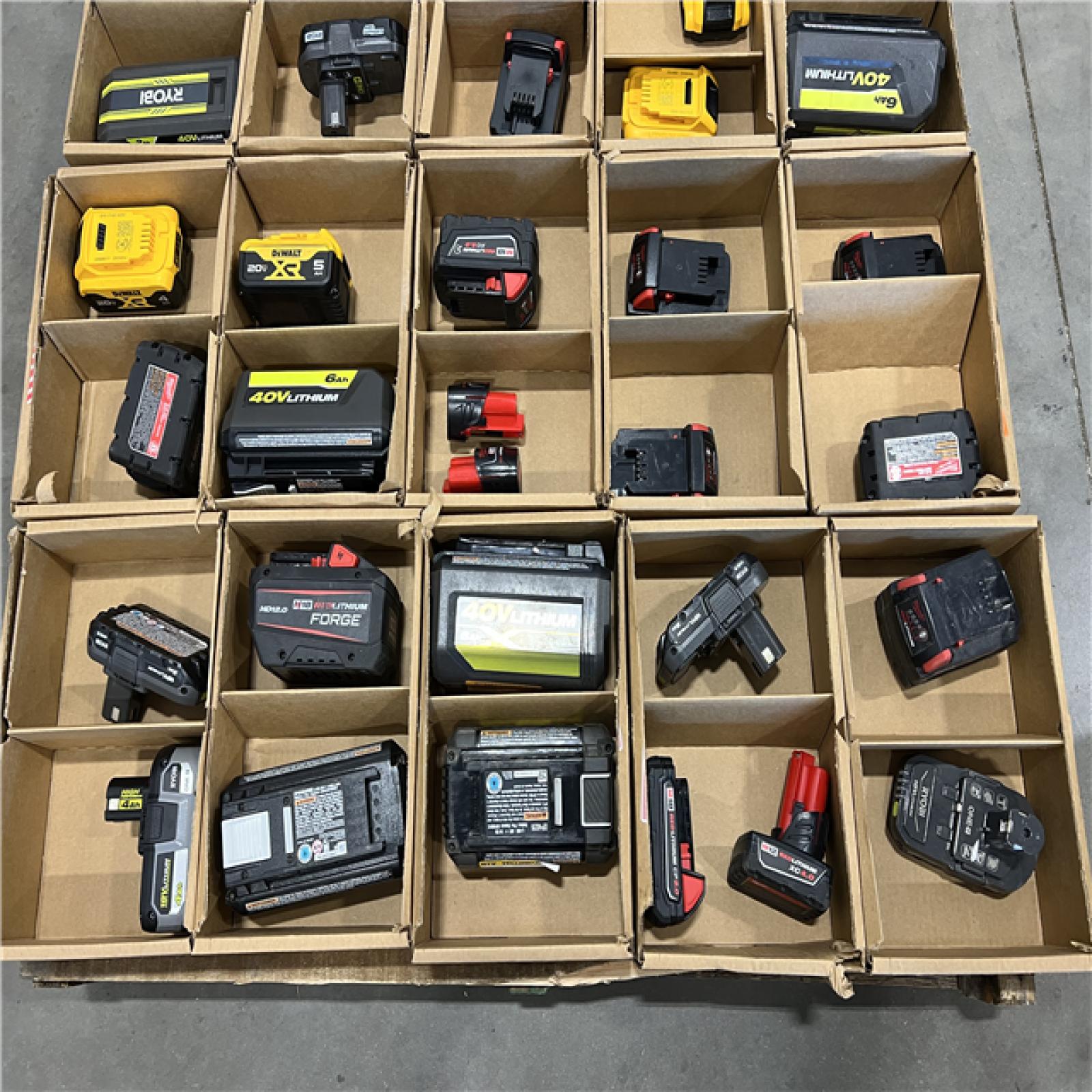 DALLAS LOCATION-  AS-IS BATTERY PALLET