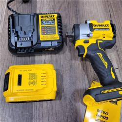 LIKE NEW! DEWALT ATOMIC 20V MAX Lithium-Ion Brushless Cordless 1/2 in. Variable Speed Impact Wrench Kit with 5 Ah Battery and Charger