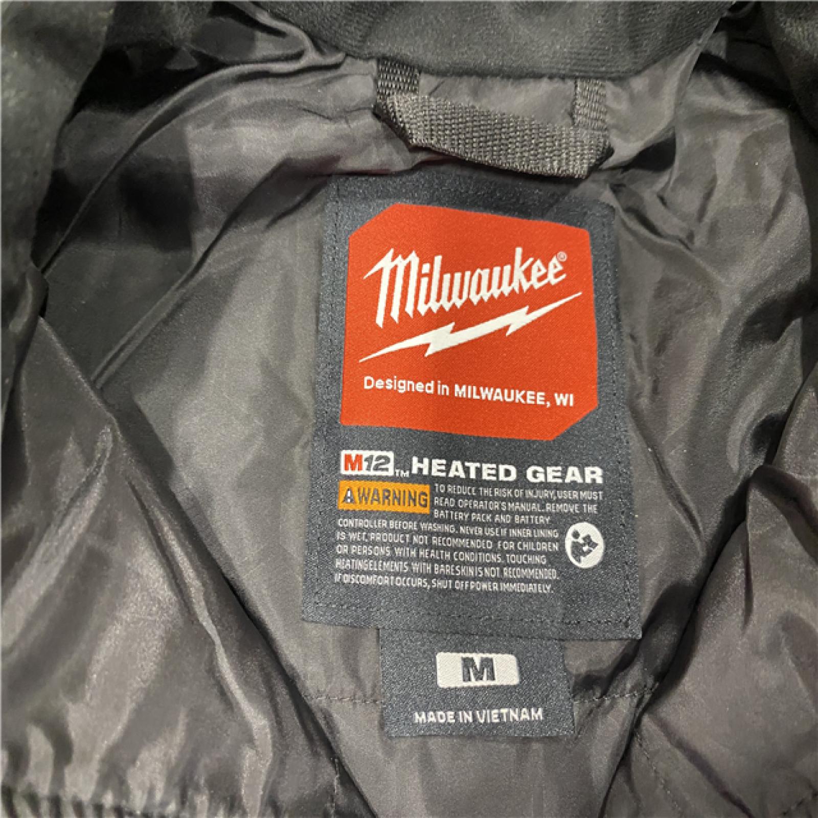 AS-IS Milwaukee Women's Medium 12V Lithium-Ion Cordless AXIS Black Heated Vest (Vest Only)