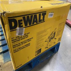 Dallas Location - As-Is DEWALT 15 Amp Corded 12 in. Double Bevel Sliding Compound Miter Saw