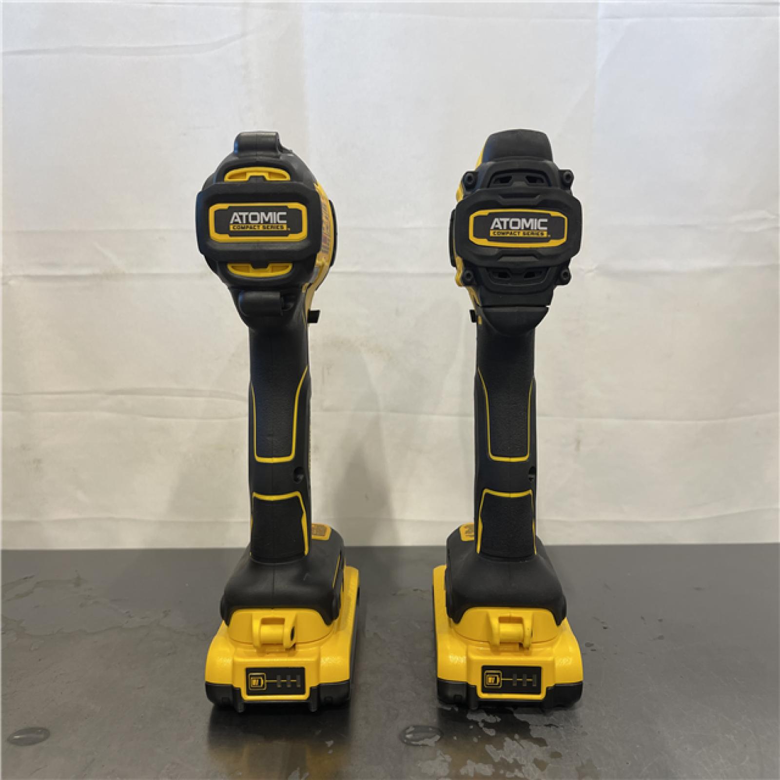 AS-IS- DEWALT ATOMIC 20-Volt MAX Lithium-Ion Cordless Combo Kit