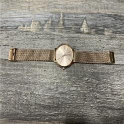 AS-IS  Michael Kors-Melissa Pavé Rose Gold-Tone Watch