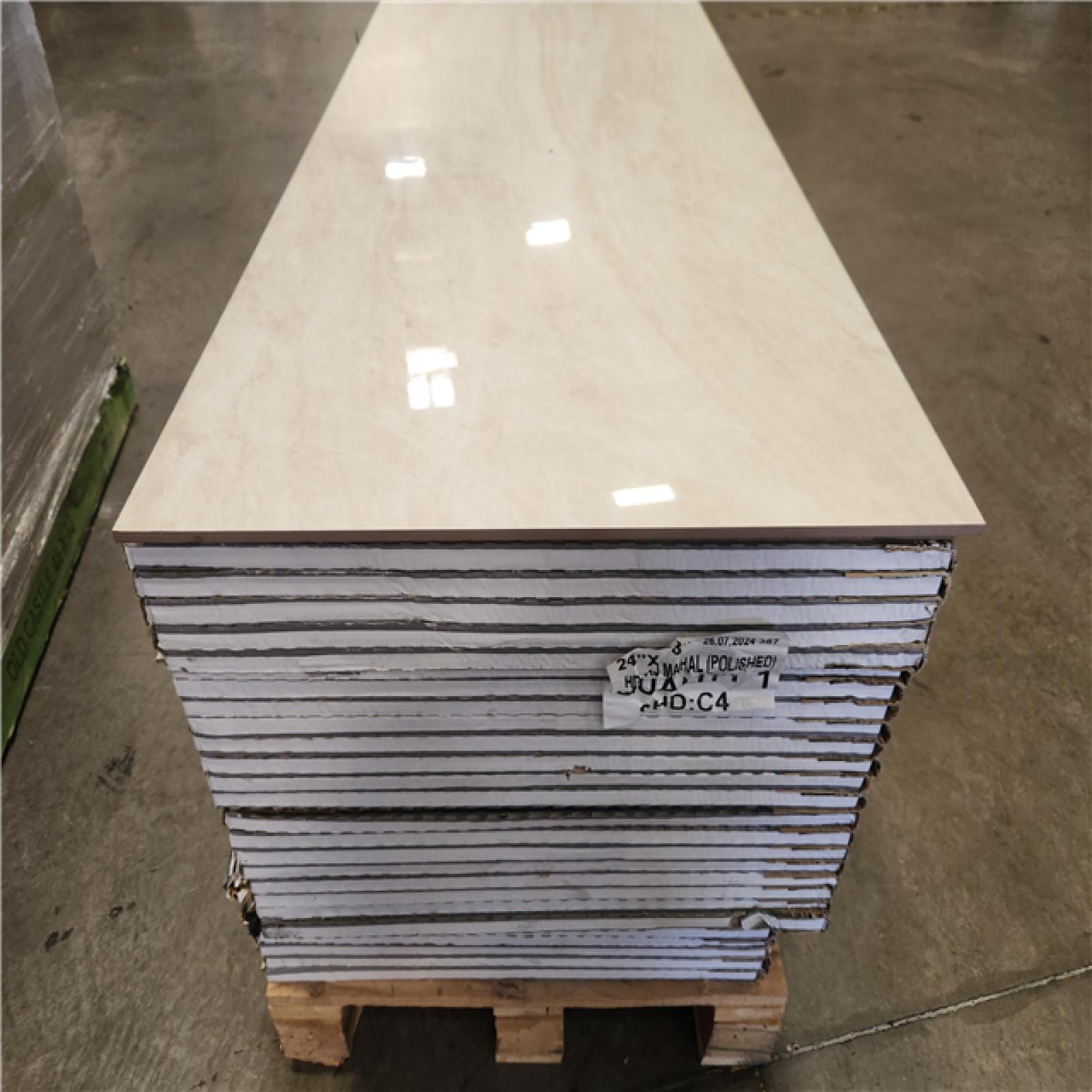 Phoenix NEW MSI Taj Mahal 24 in. x 48 in. Polished Porcelain Stone Look Floor and Wall Tile (480 sq. ft./480 Case)