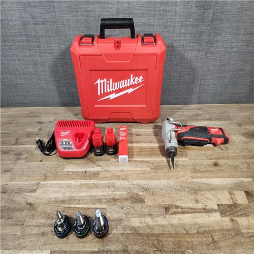 HOUSTON LOCATION - AS-IS M12 12-Volt Lithium-Ion Cordless PEX Expansion Tool Kit with (2) 1.5 Ah Batteries  (3) Expansion Heads and Hard Case